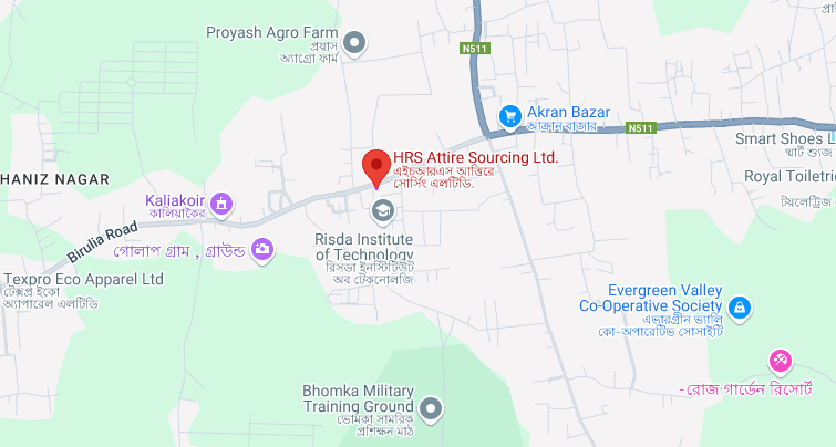 hrs footer map